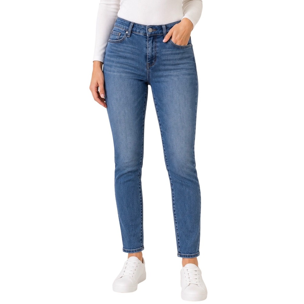 Judy Blue Slim Fit Jeans Medium Wash Denim Mid Rise Skinny Leg Size 9/29